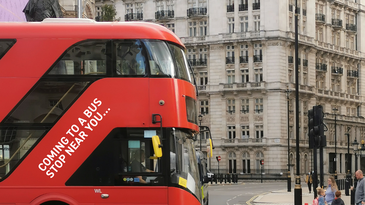 Coming to a bus stop near you… Downtown in Business