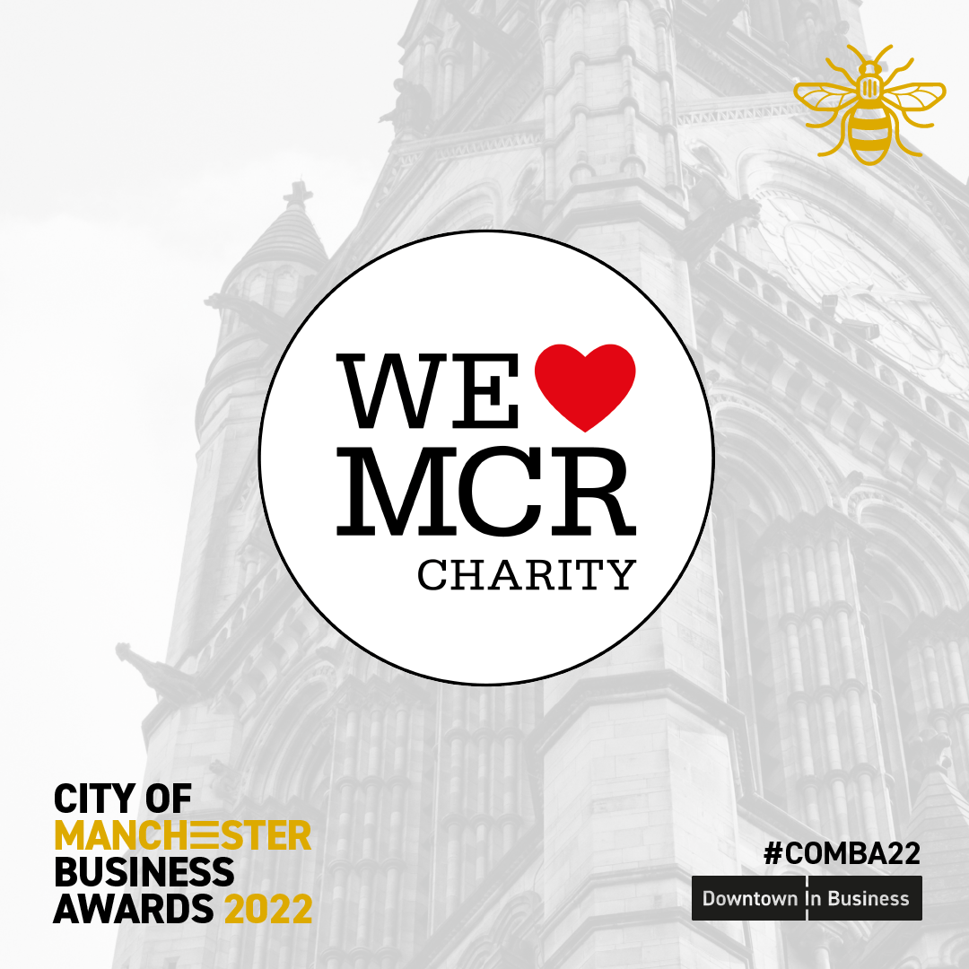 Downtown in Business choose We Love MCR as the #COMBA22 charity