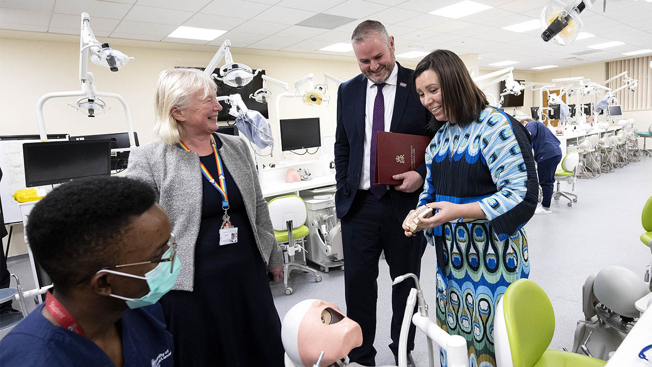 Health minister shown how work-ready NHS professionals are developed ...